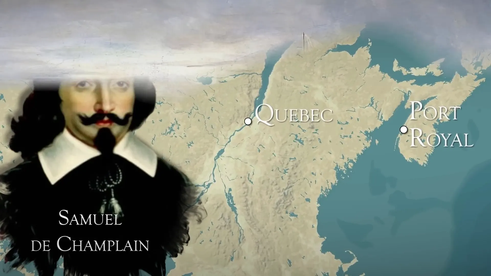 Founding of Quebec by Samuel de Champlain