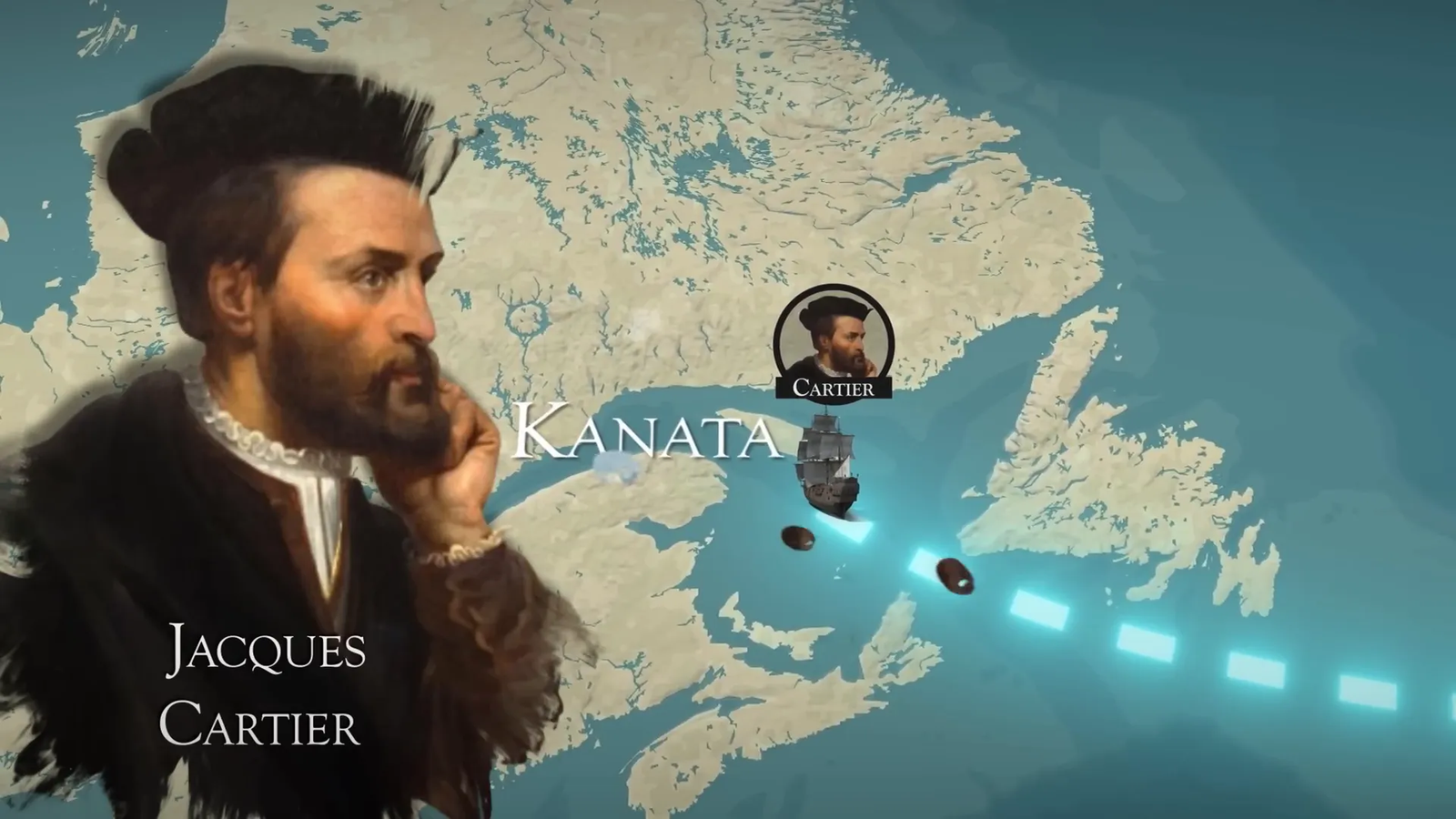 French explorer Jacques Cartier’s voyages in Canada