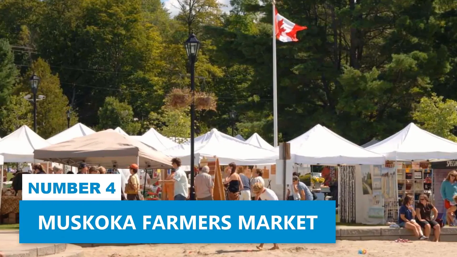 Muskoka Farmers Market with fresh produce and handmade goods