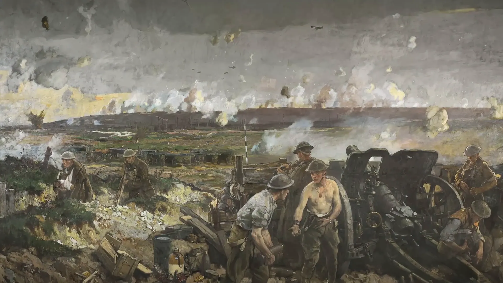 Canadian soldiers in World War I