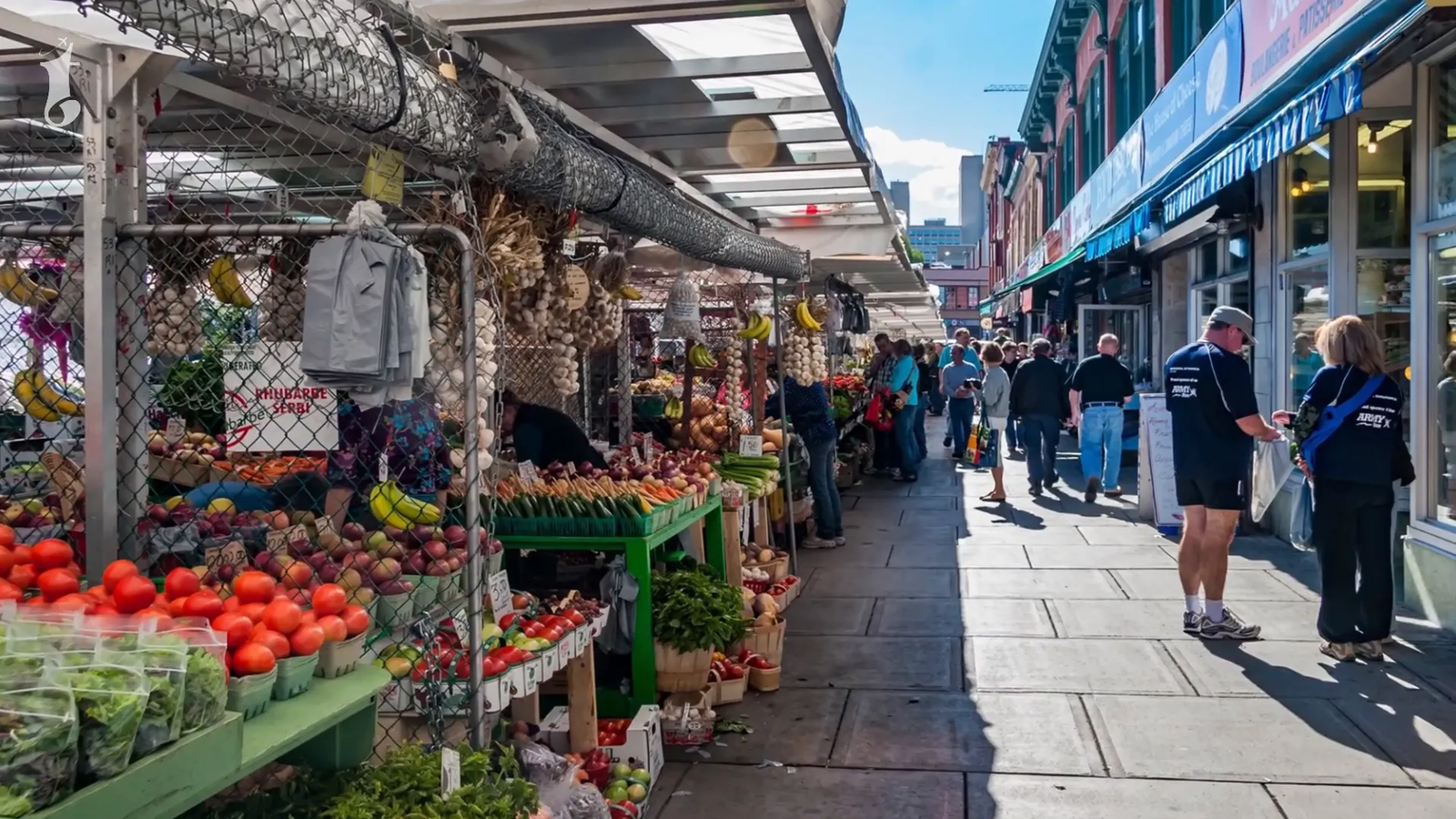ByWard Market vibrant marketplace with vendors and shoppers