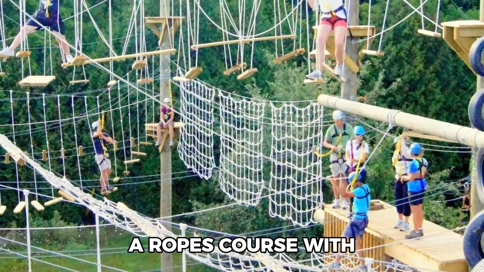 Little Cove Adventures aerial ropes course
