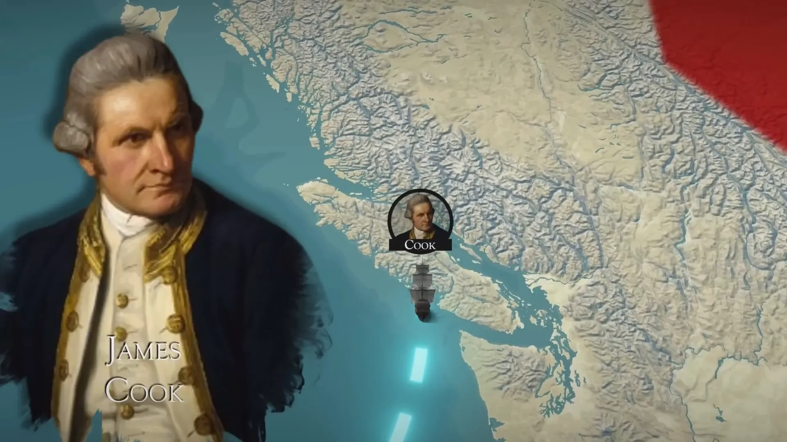 Captain James Cook’s voyage to Vancouver Island